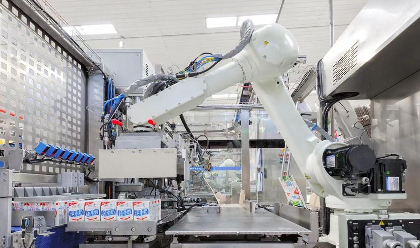 伊利液态奶工厂智能机器人